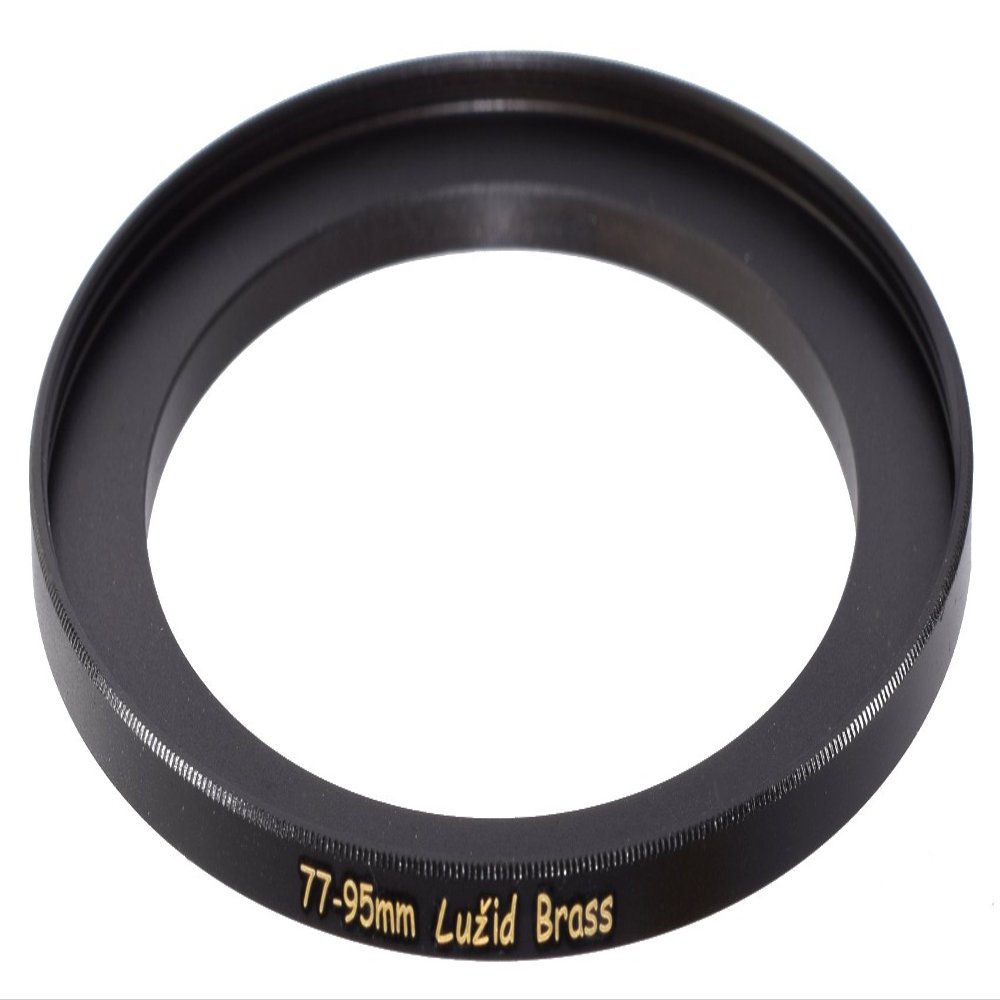 LUID X2 Brass 77mm to 95mm Step Up Filter Ring Adapter 77 95 Luzid