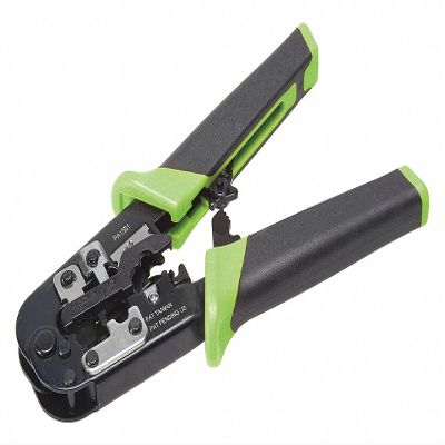 Coax Crimper, RJ11/12/22, 7-1/2 In L