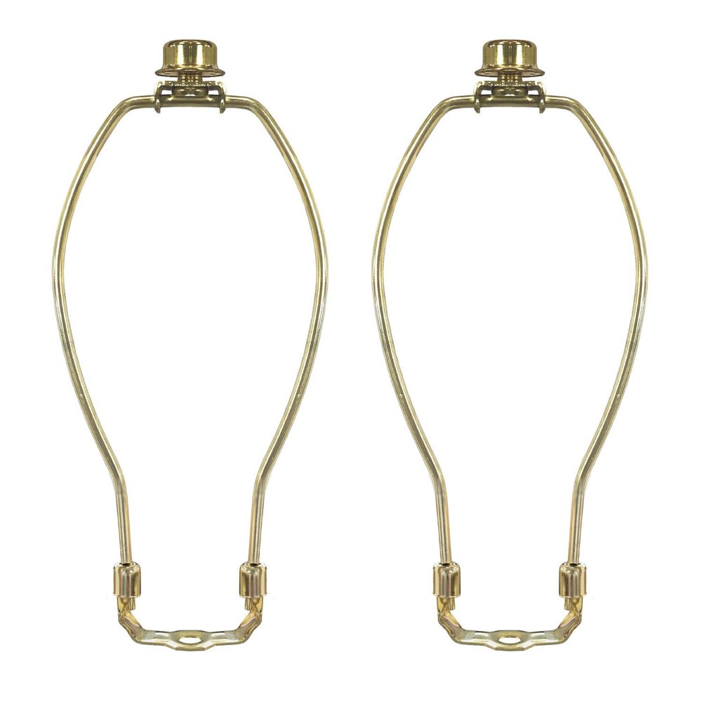 Royal Designs, Inc. HA-1001-10.5BR-2 Heavy Duty Lamp Harp, 10.5", Polished Brass