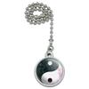 Yin and Yang Chinese Duality Watercolor Symbol Ceiling Fan and Light Pull view 1