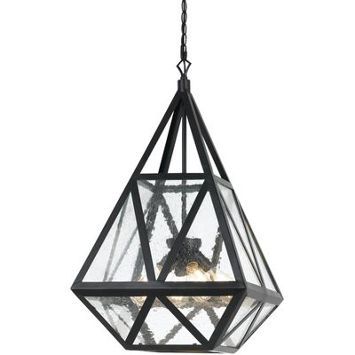 60W X 4 Townsendglass Chandelier (Edison Bulbs Not Included)