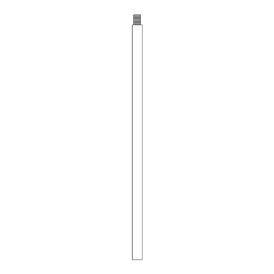 Kichler 12" Ceiling Light Stem, Black