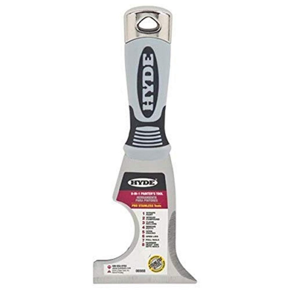 Hyde Tools 06988 Stiff 8-in-1 Multi-Tool, 1 Pack, White
