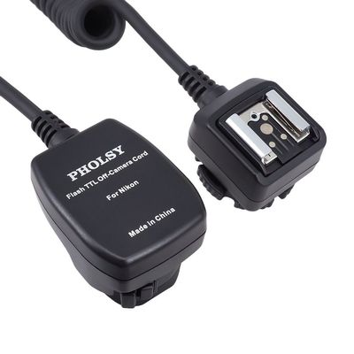 PHOLSY I-TTL-Off-Camera Flash Sync Cord Compatible with Nikon DSLR