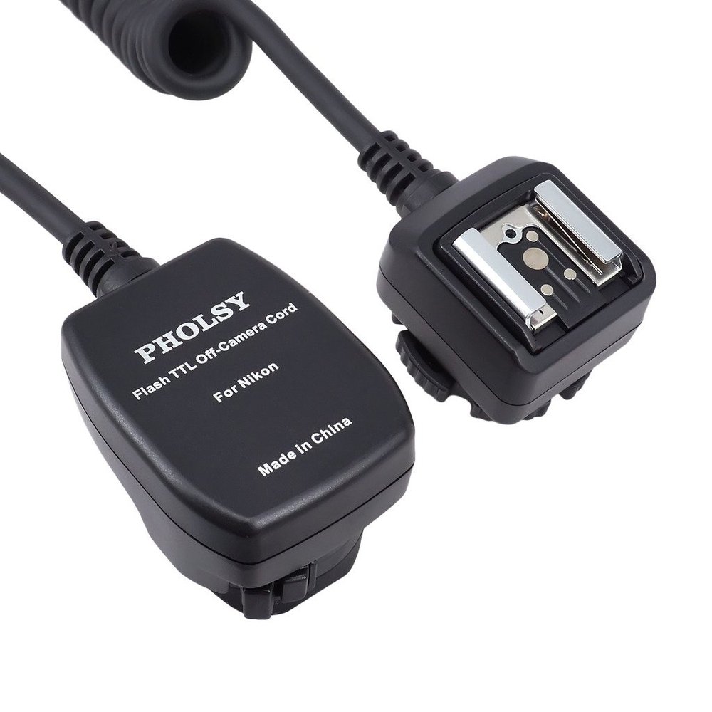 PHOLSY I-TTL-Off-Camera Flash Sync Cord Compatible with Nikon DSLR
