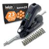Kelvin Tools Kelvin 23 Urban Multi Tool Screwdriver Set All in One with 16 Bit Set, Tape Measure, Liquid Level, Hammer, Flashlight Multibit Pocket Tool, Universal Precision Screwdriver - Black view 1