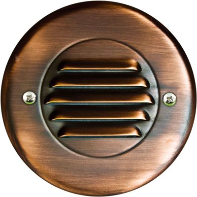 Dabmar Lighting LV708-ABZ Louver Down/Cast Hanging/Brass Cover 20W 12V Jc Light, Bronze Finish