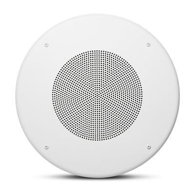 JBL Professional CSS8018 Commercial Series Round Ceiling Speaker, 8. 10-Watt Multi-Tap Transformer for 100V, 70V and 25V Distributed Lines. Single Speaker. White and Paintable