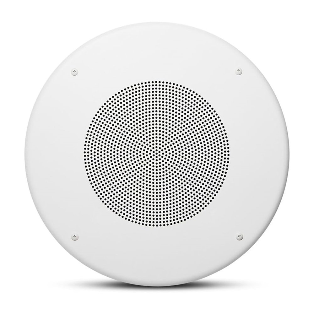 JBL Professional CSS8018 Commercial Series Round Ceiling Speaker, 8. 10-Watt Multi-Tap Transformer for 100V, 70V and 25V Distributed Lines. Single Speaker. White and Paintable