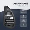 Perixx PERIMICE-713L, Wireless Ergonomic Left Handed Vertical Mouse, 6 Buttons Design, 3 Level DPI, Black, Medium view 4