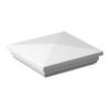 Fypon Premium 5" Square Post Sleeve Cap, New England Style, White view 1