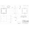 Fypon Premium 5" Square Post Sleeve Cap, New England Style, White view 2