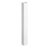 Fypon Premium Post Sleeve | 38" Height by 4" Outside Width & Depth | One Piece Hollow Design White Smooth Texture | 40050438PS view 1