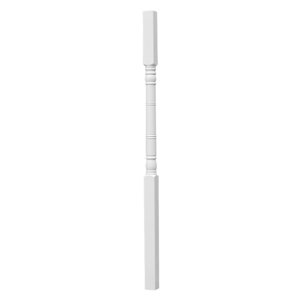 Fypon 8' 8"H x 5-1/4"W&D Premium Colonial Quickpost Kit, White