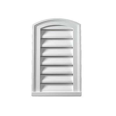 Fypon 18"W x 30"H x 2"P Brick Mould Style Eyebrow Louver, Functional