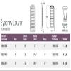 Fypon 18"W x 30"H x 2"P Brick Mould Style Eyebrow Louver, Functional view 3