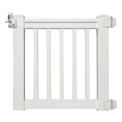 Fypon 35" W x 36" H x 4" Thick Premium Gate Kit with Square Spindles, White