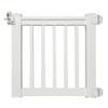 Fypon 35" W x 36" H x 4" Thick Premium Gate Kit with Square Spindles, White view 1