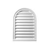 Fypon 28"W x 43"H x 2"P Brickmould Style Cathedral Louver, Non-Functional view 1
