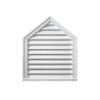 Fypon 24" W x 36" H, 10/12 Pitch Brickmould Style Louver Peaked, Functional view 1