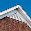 Fypon 84"W x 21"H, Pitch 6/12 Brickmould Style Triangle Louver, Functional view 2