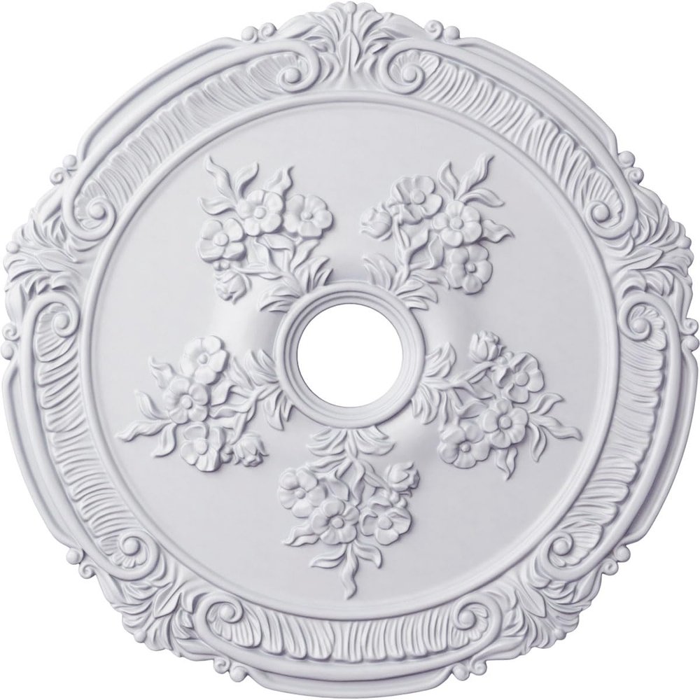 26"OD x 3 3/4"ID x 1 1/2"P Attica with Rose Ceiling Medallion (Fits Canopies up to 4 1/2")