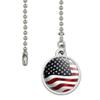 US American Flag Stars and Stripes Waving United States USA Ceiling Fan and view 2