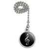 GRAPHICS & MORE Sheet Music Treble Clef Music Ceiling Fan and Light Pull Chain view 1