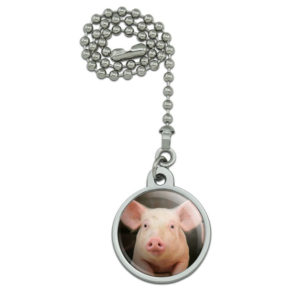 GRAPHICS & MORE Little Pig Piggy Ceiling Fan and Light Pull Chain