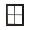 Shed Windows and More, Shed Window Square 12" x 12" Brown Flush Mount with Safety Glass view 2