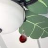 GRAPHICS & MORE Red Rose Close-up Ceiling Fan and Light Pull Chain view 3
