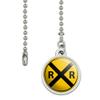 GRAPHICS & MORE Railroad Crossing Traffic Sign Train Ceiling Fan and Light Pull Chain view 2