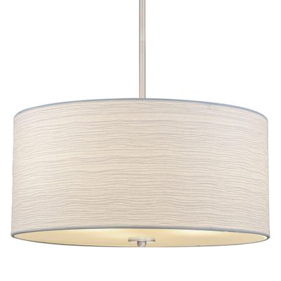 Kira Home Pearl 18" Modern 3-Light Drum Chandelier Pendant Light
