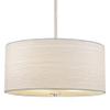 Kira Home Pearl 18" Modern 3-Light Drum Chandelier Pendant Light view 1