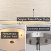 Kira Home Pearl 18" Modern 3-Light Drum Chandelier Pendant Light view 2