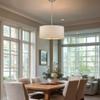 Kira Home Pearl 18" Modern 3-Light Drum Chandelier Pendant Light view 3