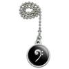 GRAPHICS & MORE Sheet Music Bass Clef Music Ceiling Fan and Light Pull Chain view 1