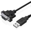 Gearmo USB to Serial Cable - Compact DB-9 Connector, 36 Inch Length, FTDI Chip, Windows / Mac / Linux, 64-bit Compatible RS232 Adapter view 1