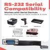 Gearmo USB to Serial Cable - Compact DB-9 Connector, 36 Inch Length, FTDI Chip, Windows / Mac / Linux, 64-bit Compatible RS232 Adapter view 4