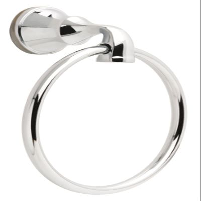 DELTA FAUCET LOR46-PC Lorain Bath Hardware Accessory Towel Ring, Polished Chrome
