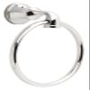 DELTA FAUCET LOR46-PC Lorain Bath Hardware Accessory Towel Ring, Polished Chrome view 1