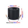 BRILLRAYDO 12W Dimmable LED Ceiling Down Light Recessed Mounted Decor Lamp Fixture Black Finish Nature White view 2