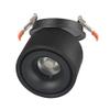 BRILLRAYDO 12W Dimmable LED Ceiling Down Light Recessed Mounted Decor Lamp Fixture Black Finish Nature White view 3