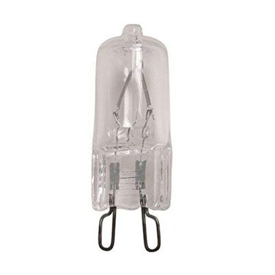 Satco 40T4/G9/CL Halogen Bi Pin Halogen, 40W G9 T4, Clear Bulb [Pack of 12]