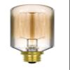 Satco S2420 40 Watt 120 Volt T9 Incandescent Light Bulb Vintage Clear Gold Color E12 Candelabra Base (12 Light Bulbs) view 1