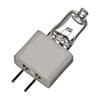 Satco S7184 G6.35 Bulb in Light Finish, 1.69 inches, Clear view 1