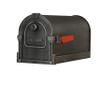 Special Lite Savannah Curbside Mailbox - Swedish Silver Aluminum Mailbox for Post Mount - SCS-1014-SW view 1