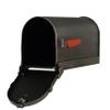 Special Lite Savannah Curbside Mailbox - Swedish Silver Aluminum Mailbox for Post Mount - SCS-1014-SW view 3