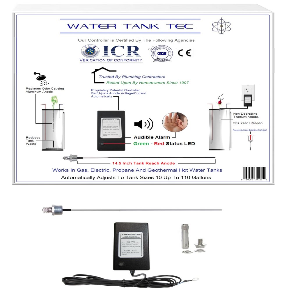 Water Tank Tec Powered Anode System.