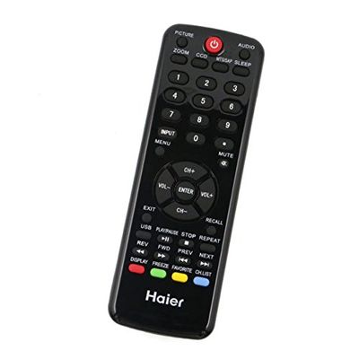 USARMT HTR-D09B Remote Control Compatible with Haier TV L32a2120a L39b2180c L39b2180d